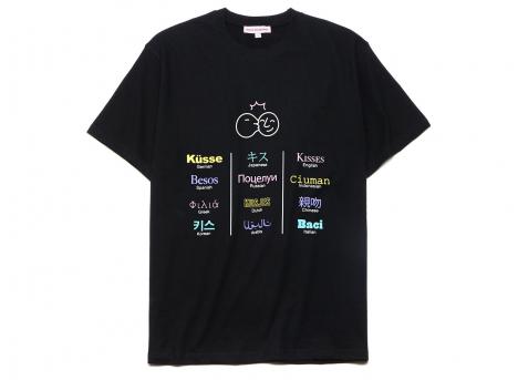 Bisous Skateboards Tshirt Body Language Black