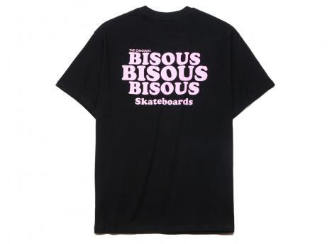 Bisous Skateboards Tshirt Grease Black