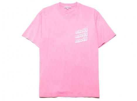 Bisous Skateboards Tshirt Sonics Light Pink