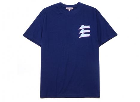 Bisous Skateboards Tshirt Zenith Royal Blue