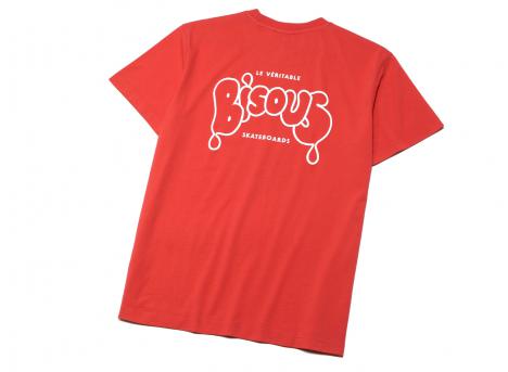 Bisous Skateboards Veritable Tshirt Red