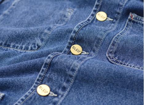 Bleu Company Denim Jacket Stone Bleach