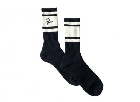 By Parra Crew Socks Midnight Blue