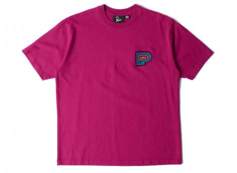By Parra Repeat Pea Tshirt Dark Magenta