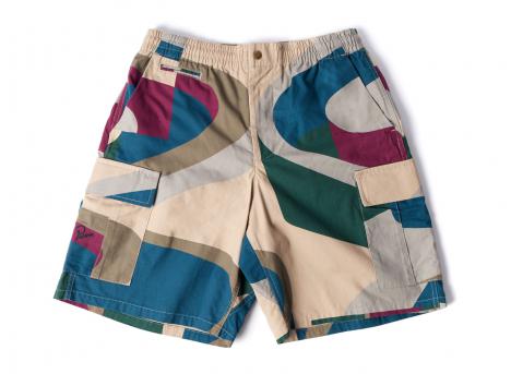 By Parra The Wall Camo Shorts Sand