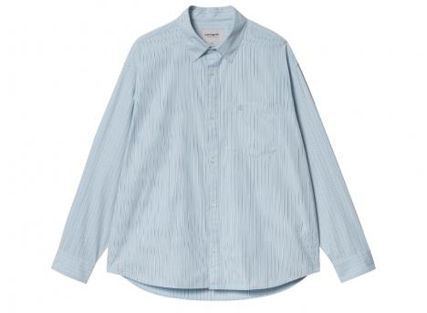 Carhartt Notus Shirt Bova Stripe Bluebird I034697
