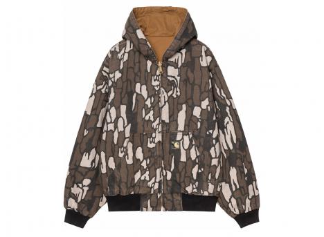Carhartt WIP 50 Years Anniversary OG Active Jacket Canvas Hamilton Brown / Camo Treb Rinsed I036412_3GK_02_03