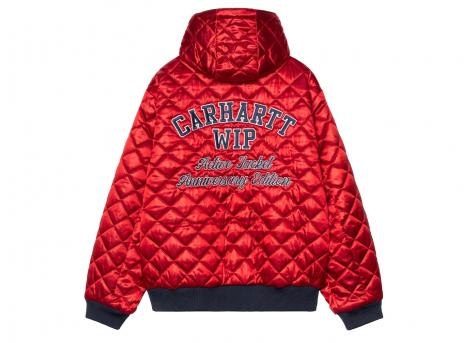 Carhartt WIP 50 Years Anniversary OG Active Jacket Denim Blue / USA Red Stone Bleached I035966_3FZ_12_03