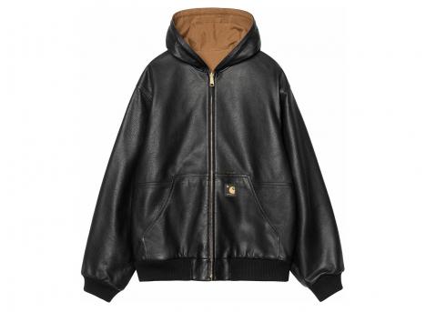 Carhartt WIP 50 Years Anniversary OG Active Jacket Leather Black / Hamilton Brown I035967_3R0_XX_03