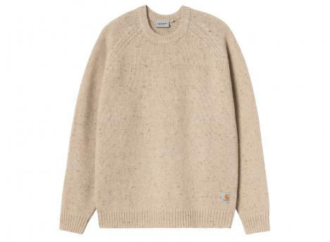 Carhartt WIP Anglistic Sweater Speckled Fleur de Sel I010977.3AU.XX.03