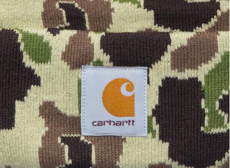 Carhartt WIP Camo Duck Beanie Camo Duck Jacquard Green I035465_2GV_XX_06