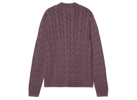 Carhartt WIP Carter Sweater Cotton Cozy Purple Garment Dyed I035179