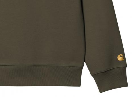 Carhartt WIP Chase Sweat Olive / Gold I033660.3CB.XX.03