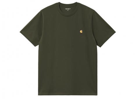 Carhartt WIP Chase Tshirt Olive / Gold I026391.3CB.XX.03