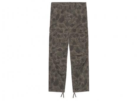 Carhartt WIP Duck Cargo Pant Camo Duck Green / Porphyr Garment Dyed I034249.3EL.GD