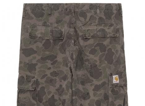 Carhartt WIP Duck Cargo Pant Camo Duck Green / Porphyr Garment Dyed I034249.3EL.GD
