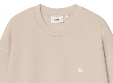 Carhartt WIP Women Casey Sweatshirt Fleur De Sel / Silver I032643.39Y.XX.03