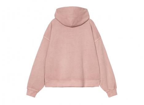 Carhartt WIP Femme Hooded Benton Sweat Glassy Pink Garment Dyed I034512_1NJ_GD_03