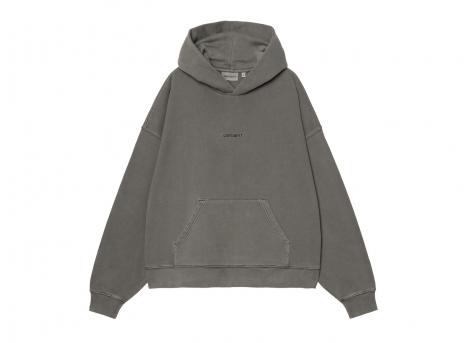 Carhartt WIP Femme Hooded Benton Sweat Graphite Garment Dyed I034512_87_GD_03