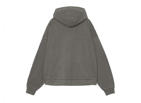 Carhartt WIP Femme Hooded Benton Sweat Graphite Garment Dyed I034512_87_GD_03
