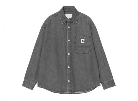 Carhartt WIP Women LS Marly Shirt Black Bleached I035584.89.35.03
