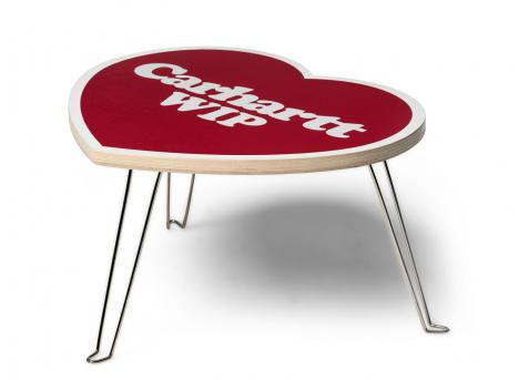Carhartt WIP Heart Folding Table Scarlet / White I035830_3FX_XX_06