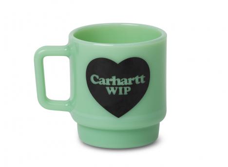 Carhartt WIP Heart Glass Mug Jade I035873_970_XX_06