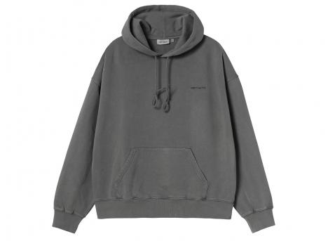 Carhartt WIP Hooded Benton Sweat Graphite Garment Dyed I034589_87_GD_03