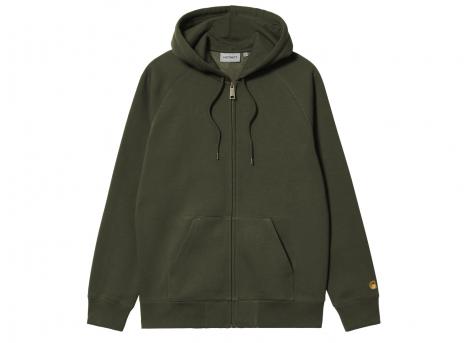 Carhartt WIP Hooded Chase Jacket Olive / Gold I033664.3CB.XX.03