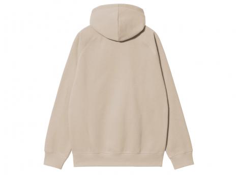 Carhartt WIP Hooded Chase Sweat Fleur De Sel / Gold I033661_38A_XX_03