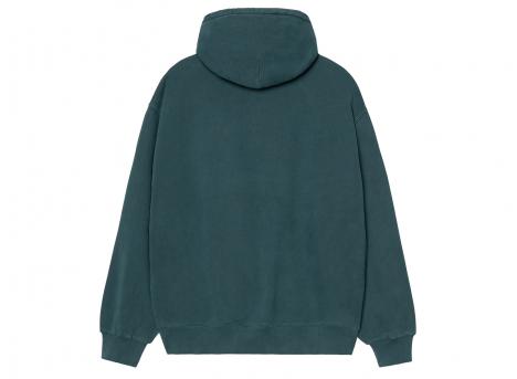 Carhartt WIP Hooded Vista Sweat Deep Lagoon Garment Dyed I029523_0AU_GD_03