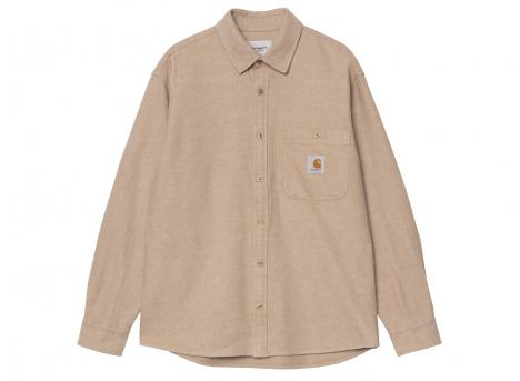 Carhartt WIP LS Edgar Shirt Peanut / Wax I035335_3D5_XX_03