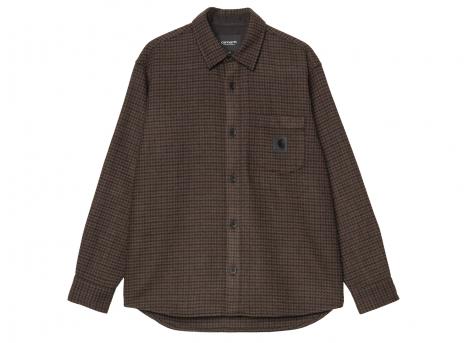 Carhartt WIP LS Lowis Shirt Lowis Houndstooth Vitola I035328_35M_XX_03