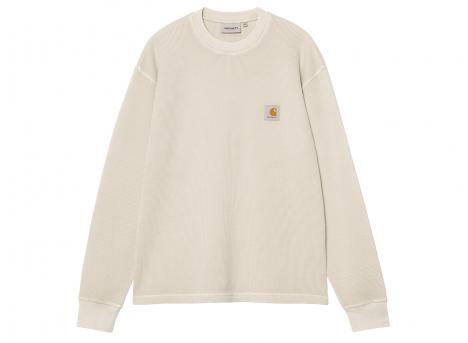 Carhartt WIP LS Vista Waffle Tshirt Fleur De Sel Garment Dyed I035304_2LP_GD_03