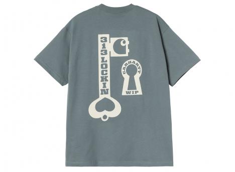 Carhartt WIP Locked Tshirt Cozy Blue I036230_3IT_XX