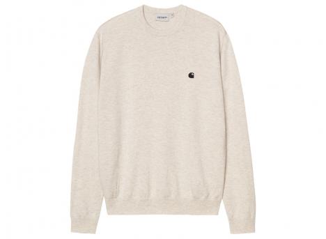 Carhartt WIP Madison Sweater Fleur de Sel / Black I030841.02.NQ.XX