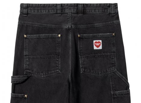 Carhartt WIP Nash Double Knee Pant Black Stone Washed I032106.89.06.03