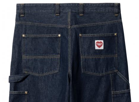 Carhartt WIP Nash Double Knee Pant Blue Rinsed I032106.01.02.03