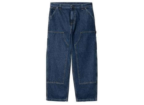 Carhartt WIP Nash Double Knee Pant Blue Stone Washed I032106.01.06.03