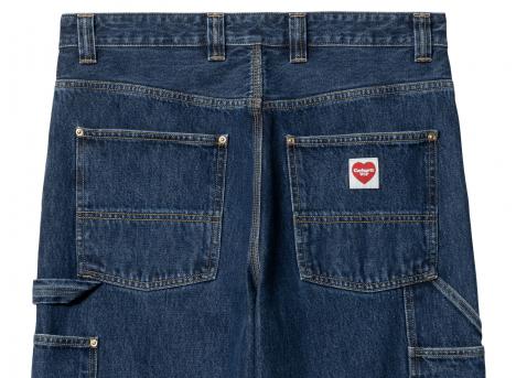 Carhartt WIP Nash Double Knee Pant Blue Stone Washed I032106.01.06.03