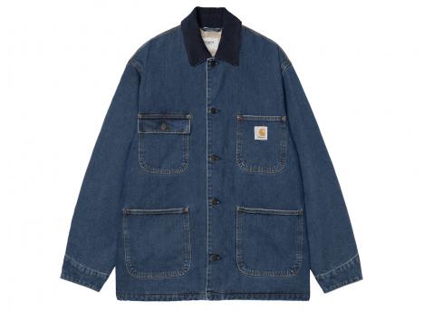 Carhartt WIP OG Chore Coat Blue / Dark Navy Stone Washed I035877.453.06.03