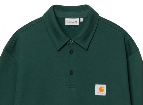 Carhartt WIP Polo Sweat Dark Fir I035532.05A.XX.03