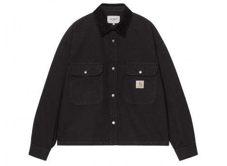Carhartt WIP Prescott Shirt Jac Black / Black Garment Dyed I036484