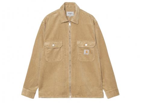 Carhartt WIP Reynold Shirt Jac Leather Rinsed I036049_8Y_02_03