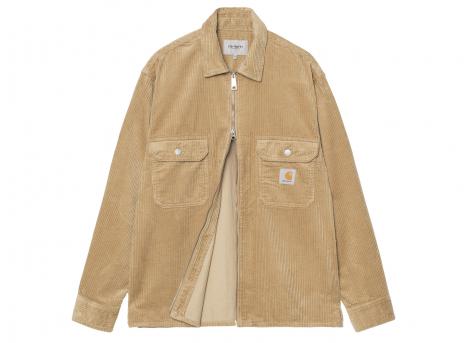 Carhartt WIP Reynold Shirt Jac Leather Rinsed I036049_8Y_02_03