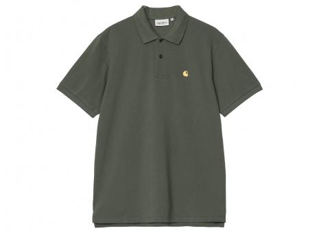 Carhartt WIP Chase Pique Polo Leaf / Gold I023807