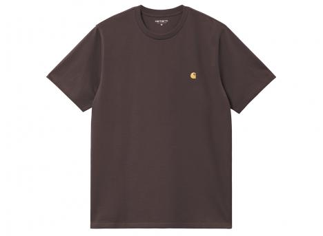 Carhartt WIP Chase Tshirt Shale / Gold I026391