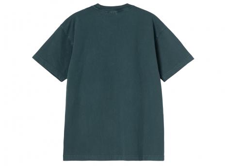Carhartt WIP Vista Tshirt Deep Lagoon Garment Dyed I030780_0AU_GD_03