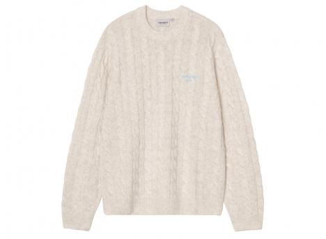 Carhartt WIP Signature Sweater Fleur De Sel / Citadel I033885_38Q_XX_03