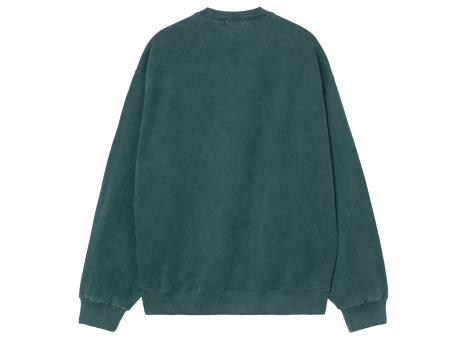 Carhartt WIP Vista Sweat Deep Lagoon Garment Dyed I029522_0AU_GD_03